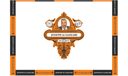 Ornate Medallion band — orange colorway